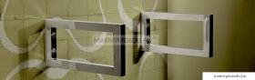 MARMY - Mosdó, pult tartó konzol - 45 cm - Rozsdamentes acél - CSAK MARMY mosdóval együtt rendelhető