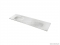MARMY - CAVALLI - Dupla mosdó - Fényes fehér öntött márvány 200x52 - Matt fehér - Pultba süllyeszthető, bútorra szerelhető