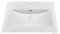 MARMY - LISETTE PLUS - Mosdó, mosdókagyló - Fényes fehér öntött márvány 70x51 - Szögletes - Pultba süllyeszthető, bútorra szerelhető
