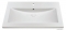 MARMY - CALABRIA - Mosdó, mosdókagyló - Fényes fehér öntött márvány 90x51 - Szögletes - Pultba süllyeszthető, bútorra szerelhető