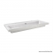 MARMY - MAGNUM - Mosdó, mosdókagyló - Fényes fehér öntött márvány 120x51 - 2 csaplyukas - Pultba süllyeszthető, bútorra szerelhető