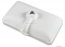 MARMY - ADEN – Mosdó, mosdókagyló - Fényes fehér öntött márvány 58x34 - Lekerekített - Pultba süllyeszthető, bútorra szerelhető 