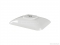 MARMY - REBECCA - Mosdó, mosdókagyló - Fényes fehér öntött márvány 50x40 - Lekerekített - Bútorra, pultra ültethető