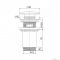 AREZZO DESIGN - Click-Clack mosdó lefolyó (túlfolyós) – Fehér (AR-726W)
