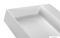MARMY - BELLAGIO SLIM - Mosdó, mosdókagyló - Matt fehér öntött márvány 80x46cm - Pultra, bútorra, falra szerelhető