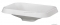 MARMY - LEON - Mosdó, mosdókagyló - Fényes fehér öntött márvány 45x32cm - Pultba, bútorba süllyeszthető 