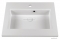 MARMY - LISA - Mosdó, mosdókagyló - Fényes fehér öntött márvány 50x32cm - Pultba, bútorba süllyeszthető 