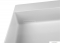 MARMY - BELLAGIO SLIM - Mosdó, mosdókagyló - Matt fehér öntött márvány 60x46cm - Pultra, bútorra, falra szerelhető