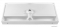 MARMY - BELLAGIO SLIM - Mosdó, mosdókagyló - Matt fehér öntött márvány 100x46cm - Pultra, bútorra, falra szerelhető