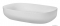 MARMY - CANDY L - Mosdótál, mosdó - Matt fehér öntött márvány 58x38 cm - Pultra, bútorra ültethető