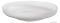 MARMY - GWEN - Mosdótál, mosdó - Matt fehér öntött márvány D40x8cm, kerek - Pultra, bútorra ültethető