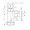 SAPHO - BRUCKNER - Mosdó búraszifon - D32mm – Fehér színű (151.109.0)