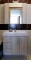 MARMY - GENOVA - Mosdó, mosdókagyló - Fényes fehér öntött márvány 80x46 - Szögletes - Bútorra, pultra ültethető