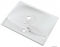 MARMY - CARMEN - Mosdó, mosdókagyló - Fényes fehér öntött márvány 60x46 - Szögletes - Pultba süllyeszthető, bútorra szerelhető