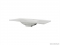 MARMY - CAVALLI - Mosdó, mosdókagyló - Fényes fehér öntött márvány 100x52 - Szögletes, 1 csaplyukas - Pultba süllyeszthető, bútorra szerelhető