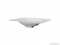 MARMY - CAVALLI - Mosdó, mosdókagyló - Fényes fehér öntött márvány 75x52 - Szögletes - Matt fehér - Pultba süllyeszthető, bútorra szerelhető