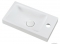 MARMY - CLIO - Mosdó, kis kézmosó - Fényes fehér öntött márvány 40x22 - Szögletes - Bútorra, pultra ültethető