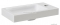 MARMY - CLIO - Mosdó, kis kézmosó - Fényes fehér öntött márvány 40x22 - Szögletes - Bútorra, pultra ültethető
