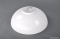 MARMY - MONICA - Mosdótál, mosdó - Fényes fehér öntött márvány D42x16 - Kerek - Bútorra, pultra ültethető