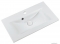 MARMY - MAYA - Mosdó, mosdókagyló - Fényes fehér öntött márvány 60x35 - Szögletes - Pultba süllyeszthető, bútorra szerelhető
