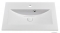MARMY - LISETTE ECO - Mosdó, mosdókagyló - Fényes fehér öntött márvány 60x40 - Szögletes - Pultba süllyeszthető, bútorra szerelhető