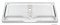 MARMY - SAVONA - Mosdó, mosdókagyló - Fényes fehér öntött márvány 125x45 - Szögletes - 2 csaplyukas - Bútorra, pultra ültethető