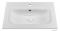 MARMY - ASPEN - Mosdó, mosdókagyló - Fényes fehér öntött márvány 70x46 - Szögletes - Pultba süllyeszthető, bútorra szerelhető
