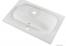 MARMY - ASPEN - Mosdó, mosdókagyló - Fényes fehér öntött márvány 70x46 - Szögletes - Pultba süllyeszthető, bútorra szerelhető