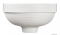 MARMY - ASTI ROUND - Mosdótál, mosdó - Fényes fehér öntött márvány D32x5 - Kerek - Pultba süllyeszthető, bútorra szerelhető