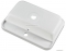 MARMY - LUXE - Mosdó, mosdókagyló - Fényes fehér öntött márvány 55x39 - Lekerekített - Pultba süllyeszthető, bútorra szerelhető