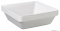 MARMY - NICO-IN - Mosdó, kis kézmosó - Fényes fehér öntött márvány 37x37 - Négyzet alakú - Pultba süllyeszthető, bútorra szerelhető