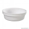 MARMY - POP-IN - Mosdótál, mosdó - Fényes fehér öntött márvány D38x4,5 - Kerek - Pultba süllyeszthető, bútorra szerelhető
