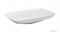 MARMY - PURE-IN - Mosdó, mosdókagyló - Fényes fehér öntött márvány 58x38 - Lekerekített - Pultba süllyeszthető, bútorra szerelhető