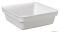 MARMY - STAR-IN - Mosdó, kis kézmosó - Fényes fehér öntött márvány 38x38 - Négyzet alakú - Pultba süllyeszthető, bútorra szerelhető