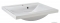 MARMY - CLAUDIA - Mosdó, mosdókagyló - Fényes fehér öntött márvány 60x48 - Szögletes - Pultba süllyeszthető, bútorra szerelhető