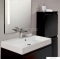 MARMY - SAVONA - Mosdó, mosdókagyló - Fényes fehér öntött márvány 70x45 - Szögletes - Bútorra, pultra ültethető