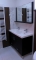 MARMY - IMOLA - Dupla mosdó - Fényes fehér öntött márvány 120x50 - Szögletes - Pultba süllyeszthető, bútorra szerelhető