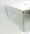 MS - 550 - Mosdótartó konzol (mosdópult konzol) - Fehér - Rozsdamentes acél