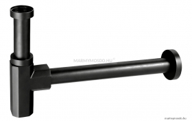 SAPHO - SPY - Mosdó szifon, búraszifon D32mm, matt fekete